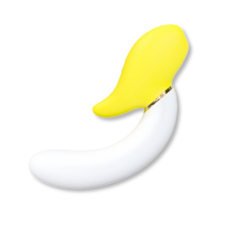 Lurevibe - Rotating Banana Vibrator Sucking Double Vibration Masturbation Sex Toy - Lurevibe