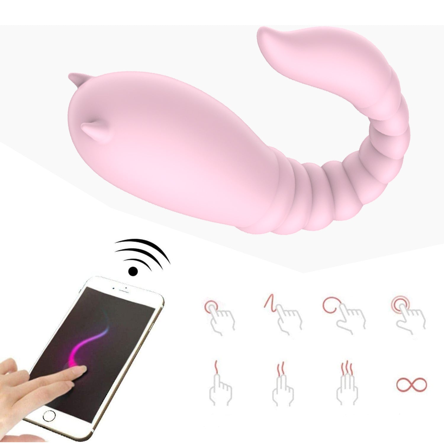 Lurevibe - Little Devil Women App Wireless Remote Control Masturbation Vibrator - Lurevibe