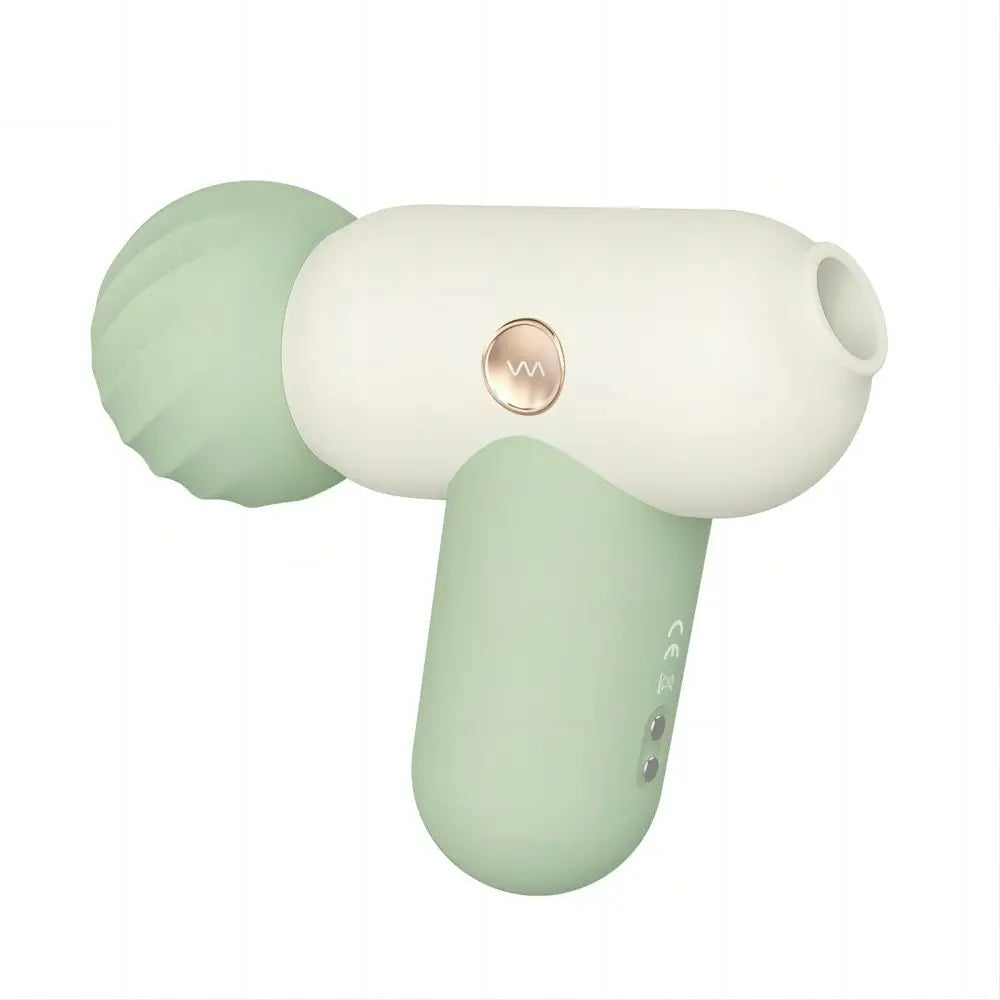 Lurevibe - 2 in 1 Sucking Av Wand Vibrator For Women - Lurevibe