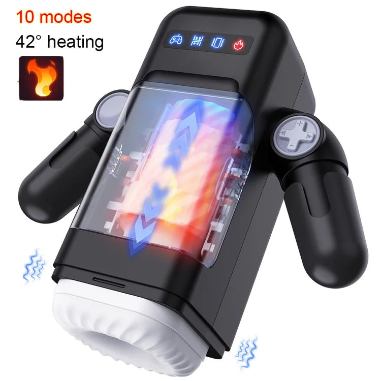 Lurevibe - Game cup - Thrust Vibration Masturbator With Heating Function - Lurevibe