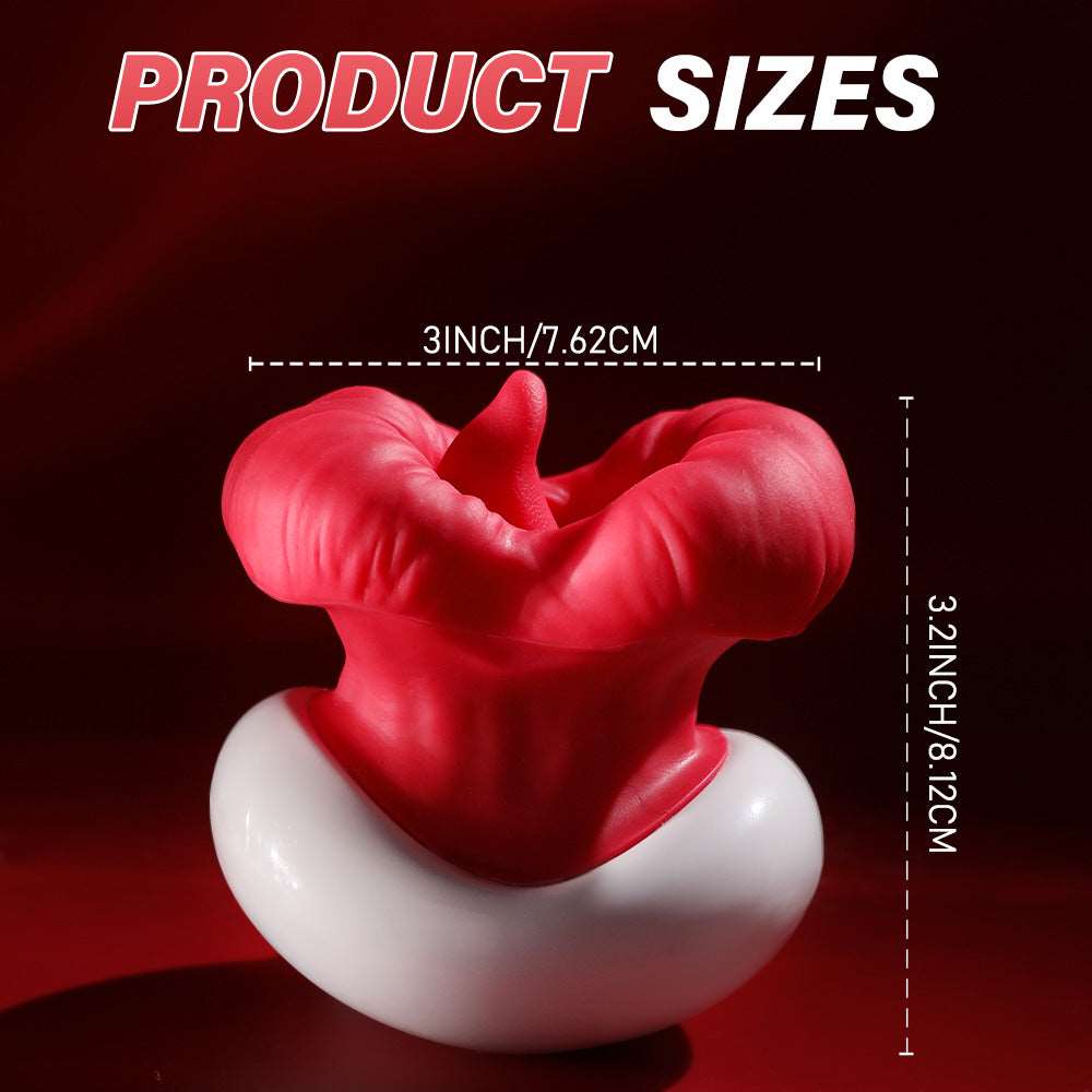 Lurevibe - Big Mouth Upgraded Tongue Licking Vibrator for Women with 8 Vibrating Tongue Licking Modes - Lurevibe