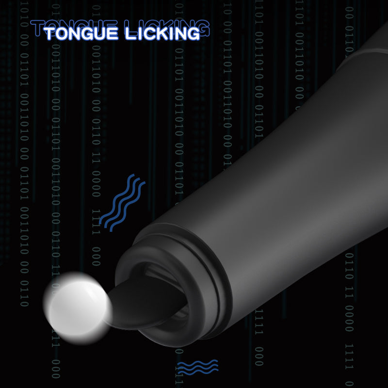 Lurevibe - Baseball - Automatic Telescopic Dildo With Tongue Licking And Heating Function - Lurevibe