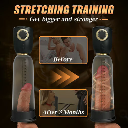 Lurevibe - Royal 2 in 1 Stretching Training Penis Pump - Lurevibe