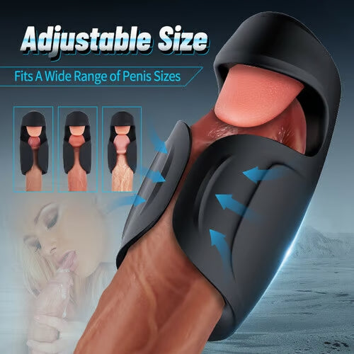 Lurevibe - Explorer: Licking Vibrating 2 in 1 Male Penis Vibrators - Lurevibe