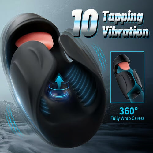 Lurevibe - Explorer: Licking Vibrating 2 in 1 Male Penis Vibrators - Lurevibe