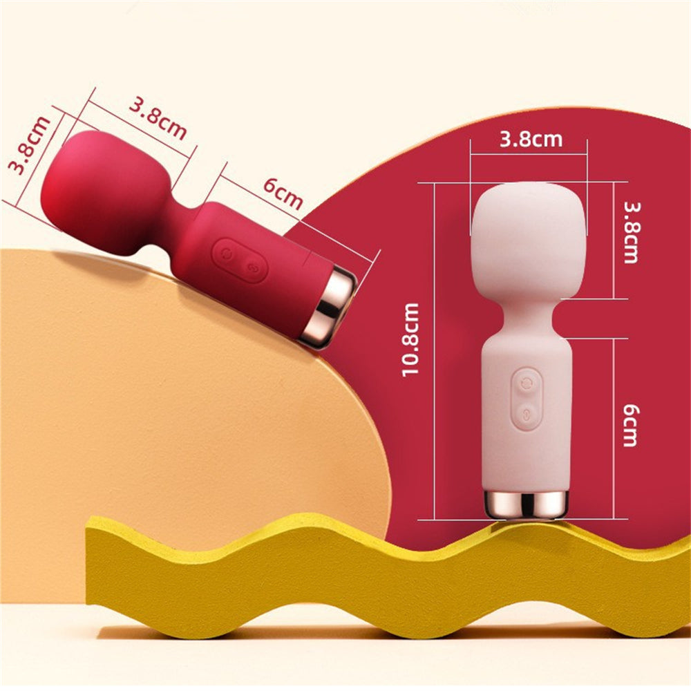 Lurevibe -Mini Strong Shock  Vibrator Women's Multi Frequency Second Wave Masturbator Small Massage Stick - Lurevibe