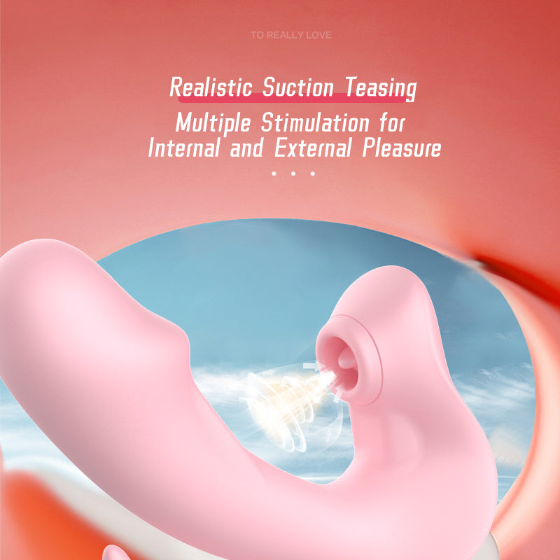 Lurevibe - G-Spot Stimulation Anal Play Clitoral Suction Wearable Female Masturbator - Lurevibe