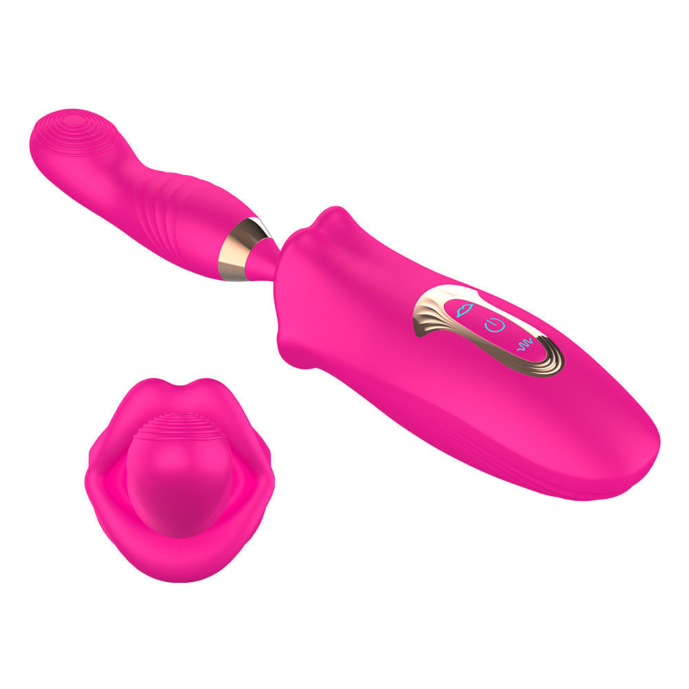 Lurevibe - Rose Muncher Bite Vibrator G Spot Clitoris Stimulator Vagina Sucking Masturbator - Lurevibe