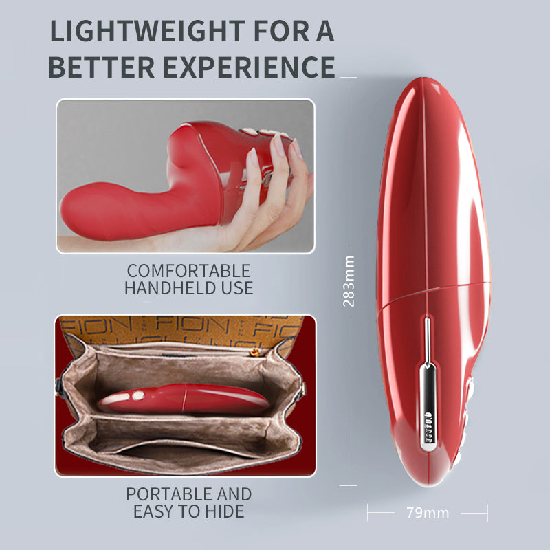 Lurevibe - Ultimate Pleasure Experience: Warmth, Adjustable Speeds, Dual Stimulation, Powerful Vibrations, and Auto-Thrust Technology Device - Lurevibe