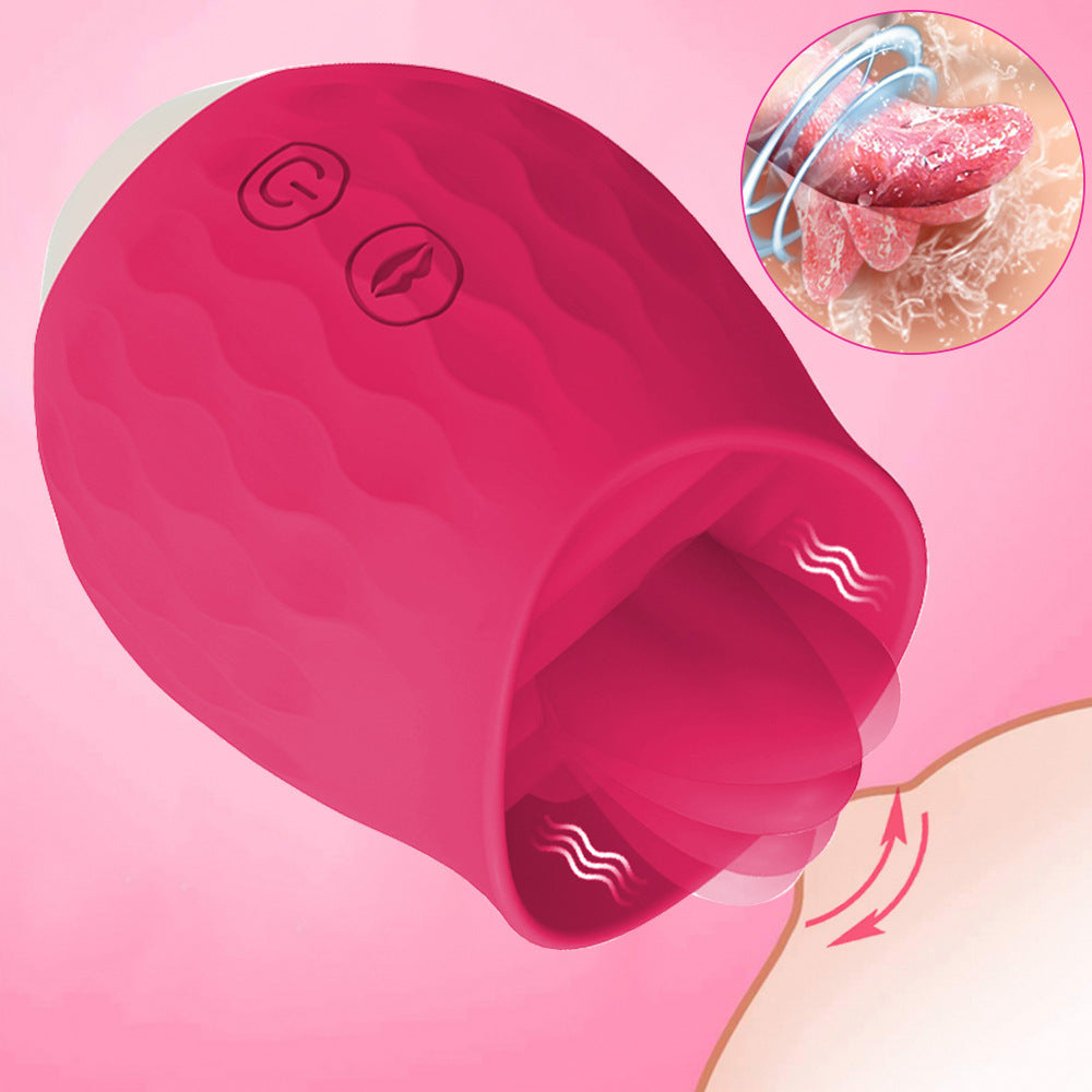 Lurevibe -Rose Toy Vibrator For Wome Clitoral Tongue Licking Vibrator - Lurevibe