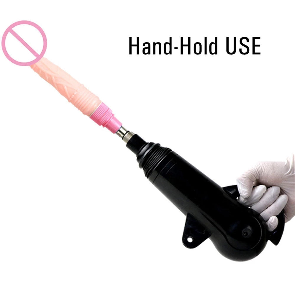 Lurevibe - Automatic Sex Machine With Dildo Strong Motor Masturbator Black Love Machines - Lurevibe