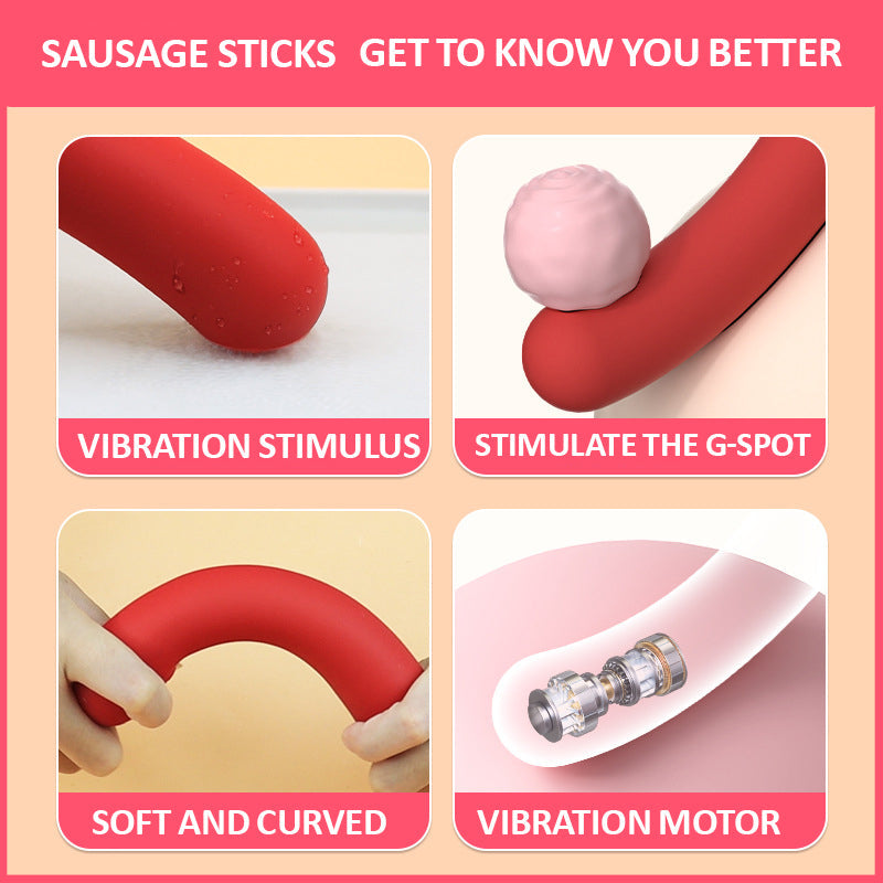 Lurevibe Sausage Vibrator Masturbation Device for Women - Lurevibe