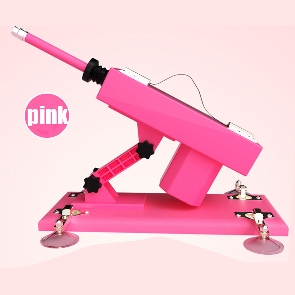 Lurevibe - Pumping Gun - Full-automatic Simulated Penis Masturbation Telescopic Dildos Machine - Lurevibe