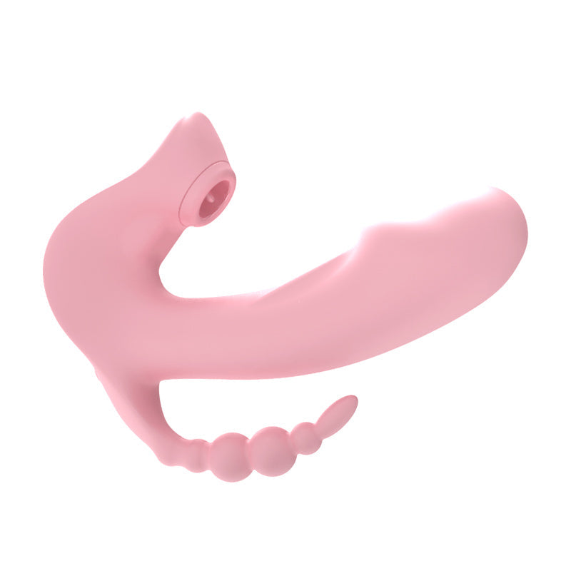 Lurevibe - G-Spot Stimulation Anal Play Clitoral Suction Wearable Female Masturbator - Lurevibe