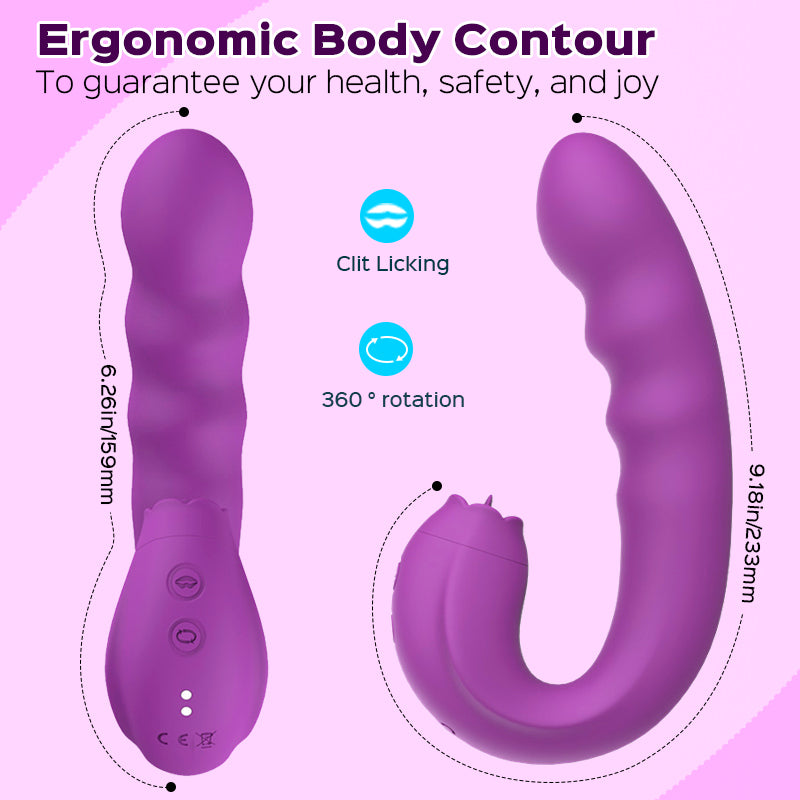 Lurevibe - 3 In 1 Female Clitoris Breast G-spot Stimulator - Lurevibe