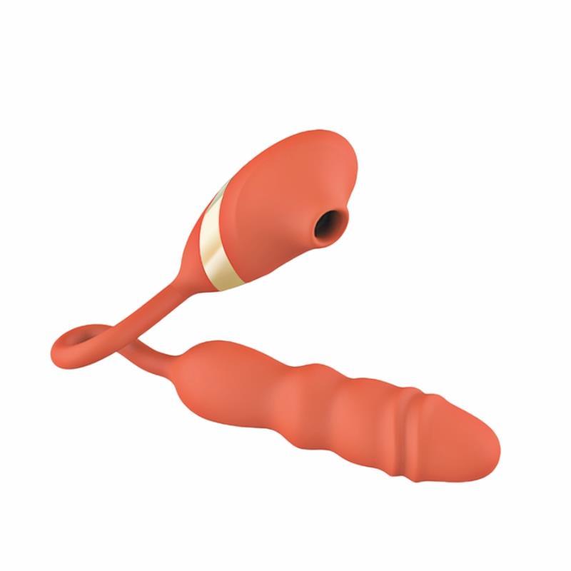 Lurevibe - 10 Frequency Sucking Telescopic Vibrator - Lurevibe