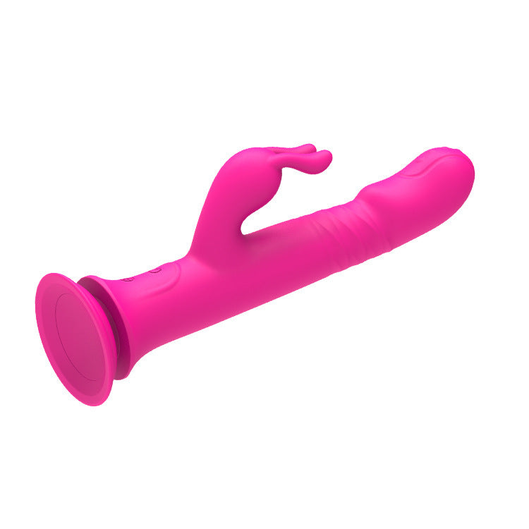 Lurevibe - Rain Love Thrusting Strong Shock Rabbit Vibrator With Suction Cup - Lurevibe