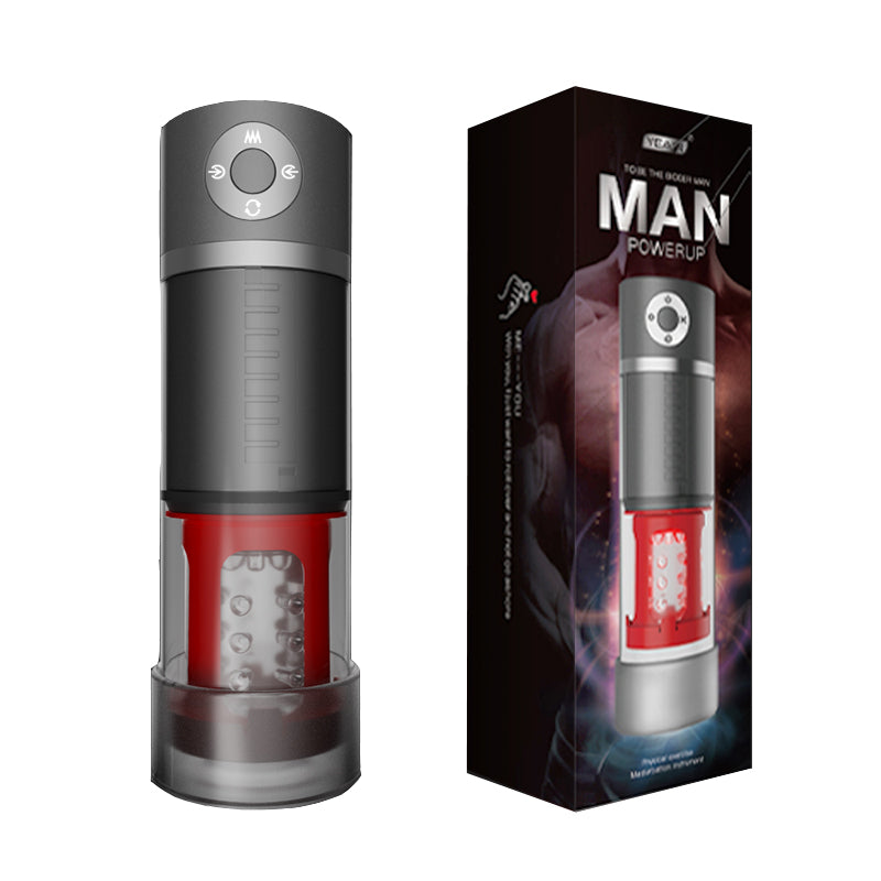 Lurevibe - Male Automatic Telescopic Rotation Masturbation Cup - Lurevibe