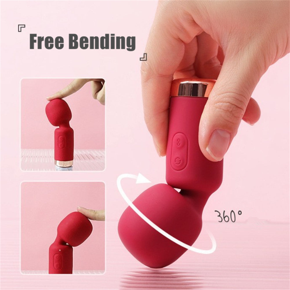 Lurevibe -Mini Strong Shock  Vibrator Women's Multi Frequency Second Wave Masturbator Small Massage Stick - Lurevibe