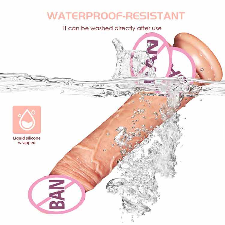 Lurevibe - Waterproof 7 Frequency Retractable Swing Dildo - Lurevibe