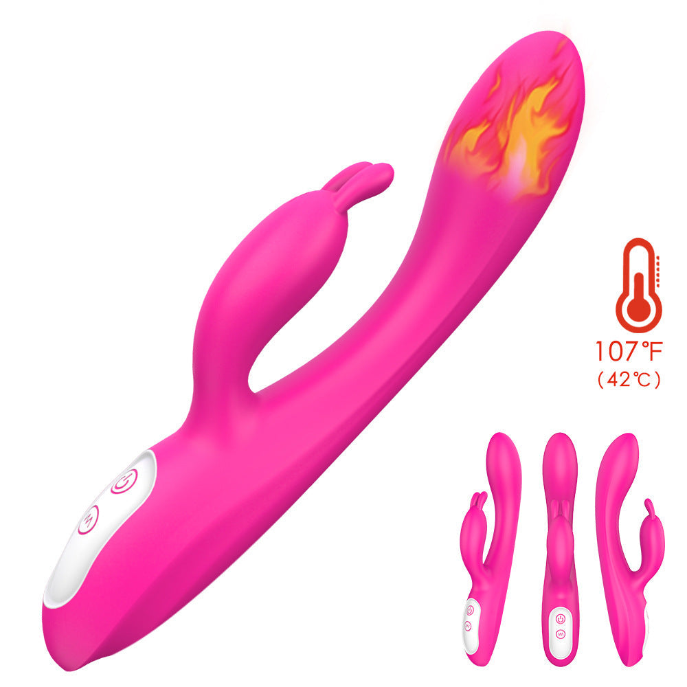 Lurevibe - Female Masturbation Device Rabbit Heated Vibrator Waterproof - Lurevibe