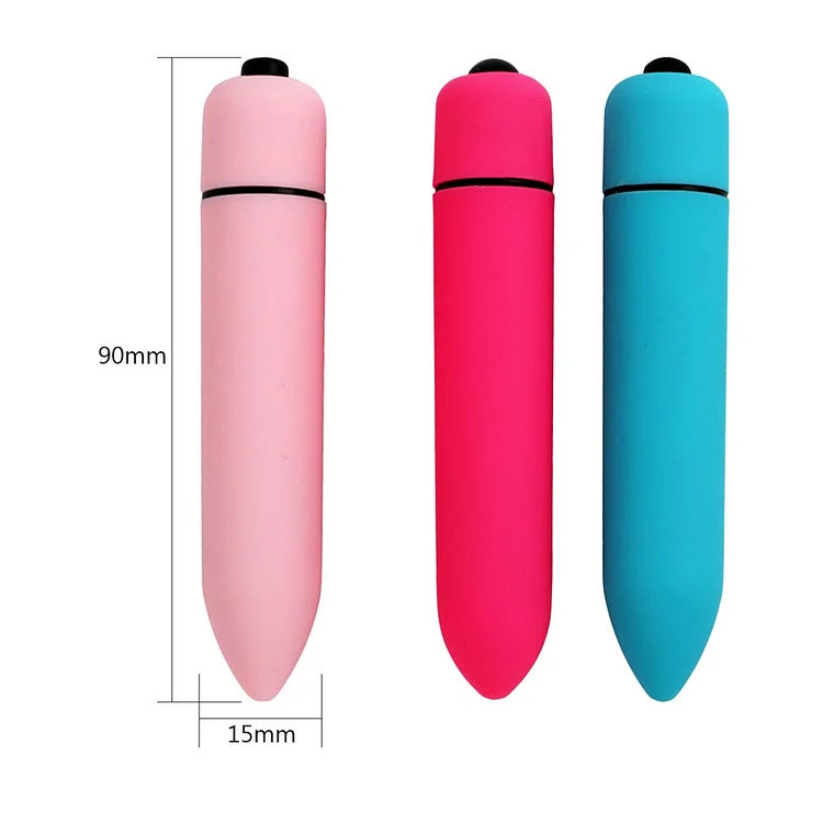 Lurevibe - Fun Vibrator Mini Bullet Jump Egg Ten Frequency Vibration Tip Frosted Bullet - Lurevibe