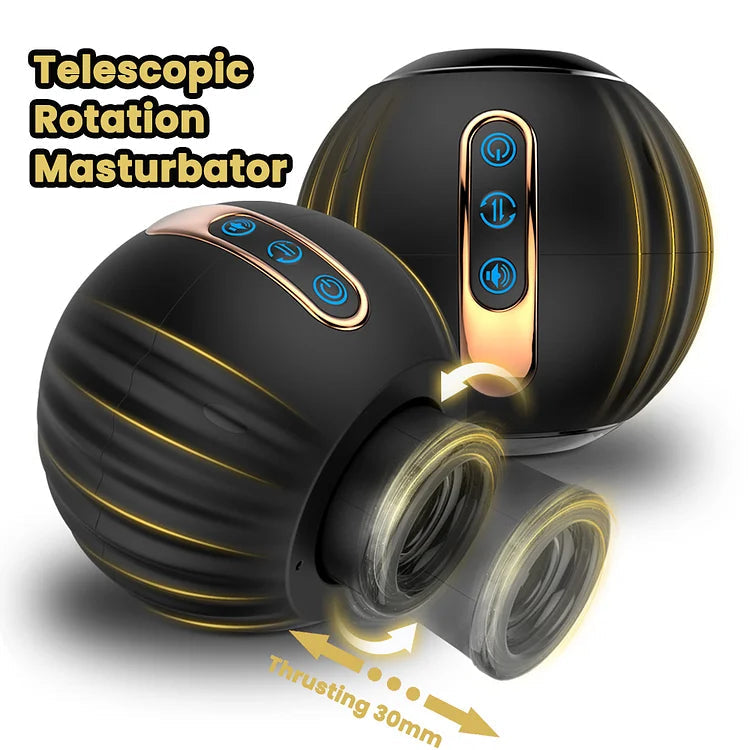 Lurevibe Automatic Rotating Thrusting Male Masturbator Blowjob Pocket Pusssy - Lurevibe