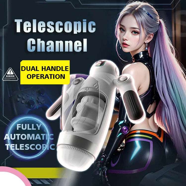 Lurevibe - Bella Bot - Robot Telescopic Vibration Male Penis Stroker