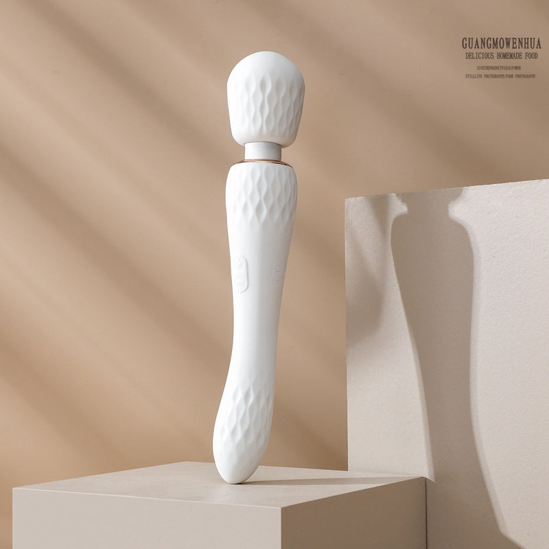 Lurevibe - Strong Shock Vibration Women's Masturbation Double Head Massage Stick - Lurevibe