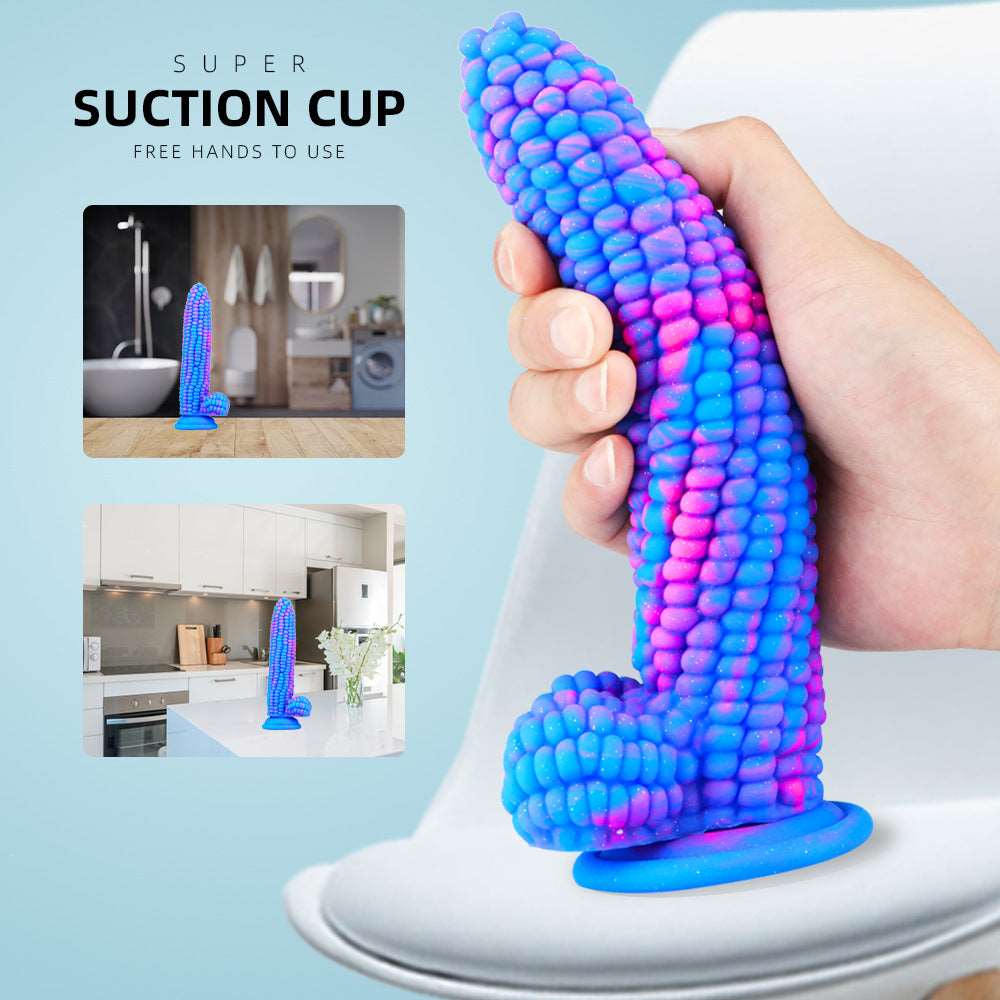 Lurevibe - Corn Silicone Dildo Huge Penis Anal Plug - Lurevibe