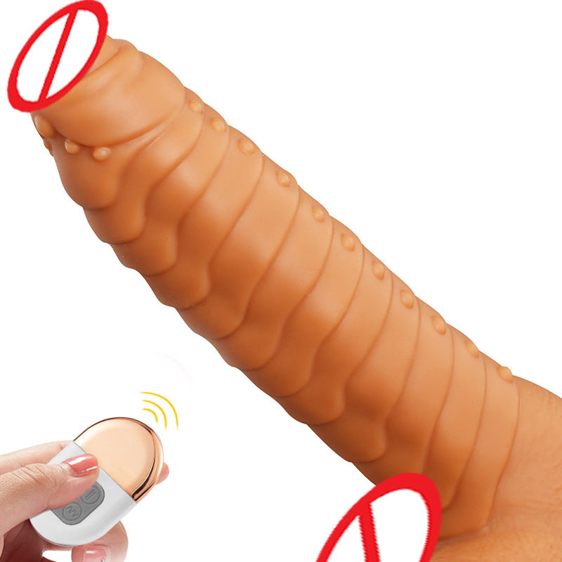 Lurevibe - Telescopic Dildo Silicone Realistic Big Fake Penis Dildo Vibrator - Lurevibe