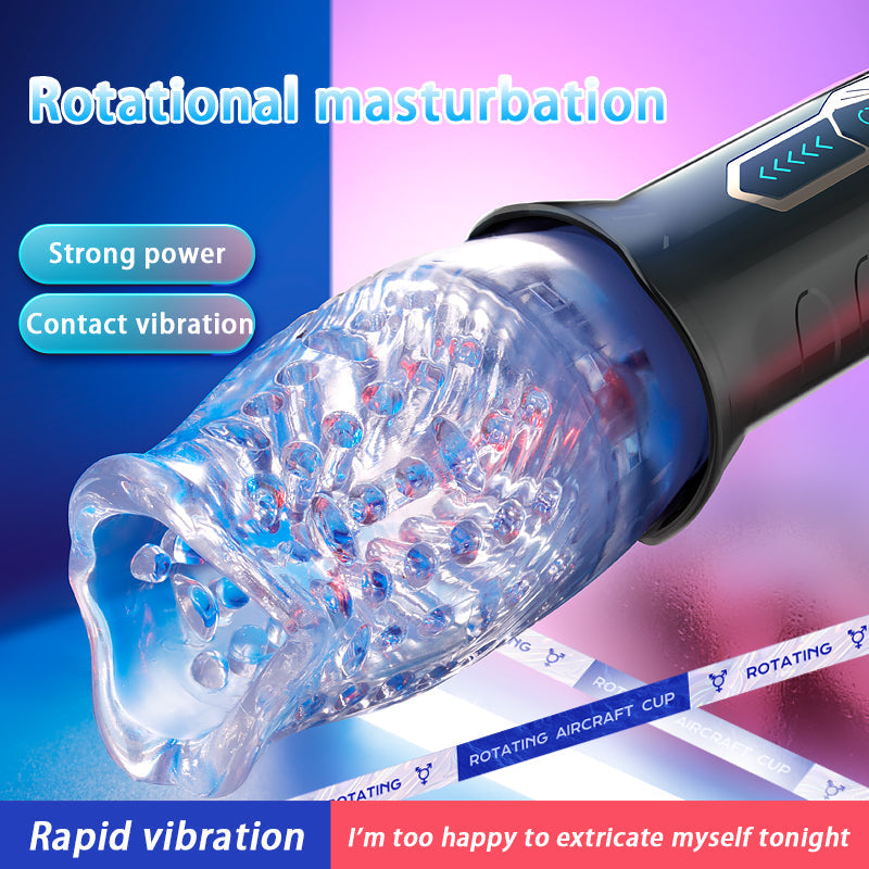 Lurevibe - Monica 3.0 Gawk Gawk 3000 Version Rotating Vibrating Blowjob Masturbator - Lurevibe