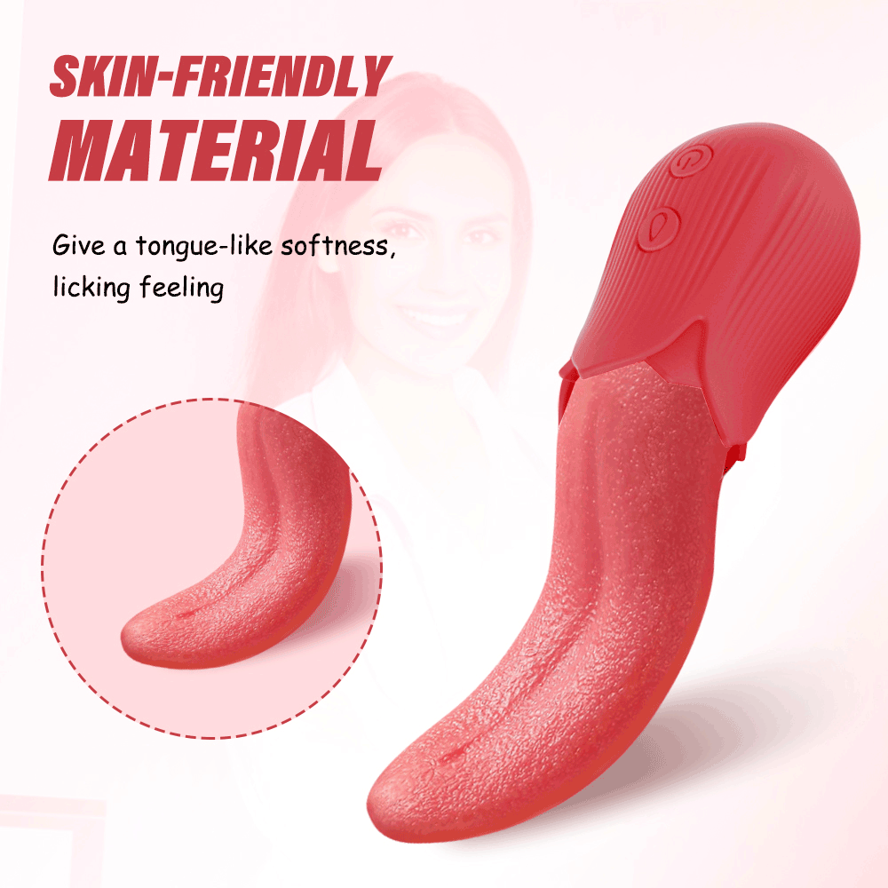 Lurevibe - Upgraded Rose - 20 Frequency Tongue Licking Vibrator - Lurevibe