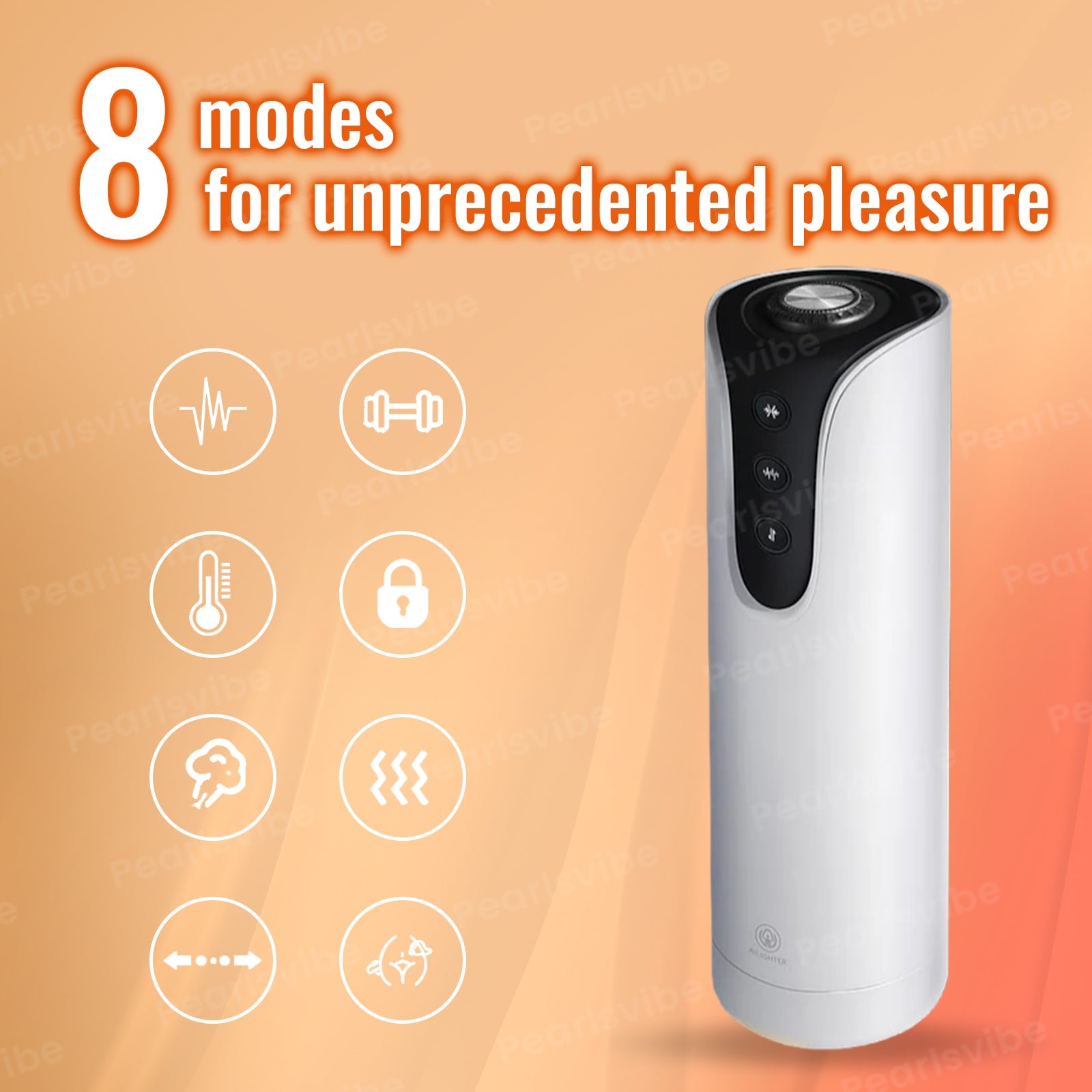 Lurevibe - Explorer 3 In 1 Telescopic Sucking Vibration Delayed Ejaculation Masturbation Cup - Lurevibe