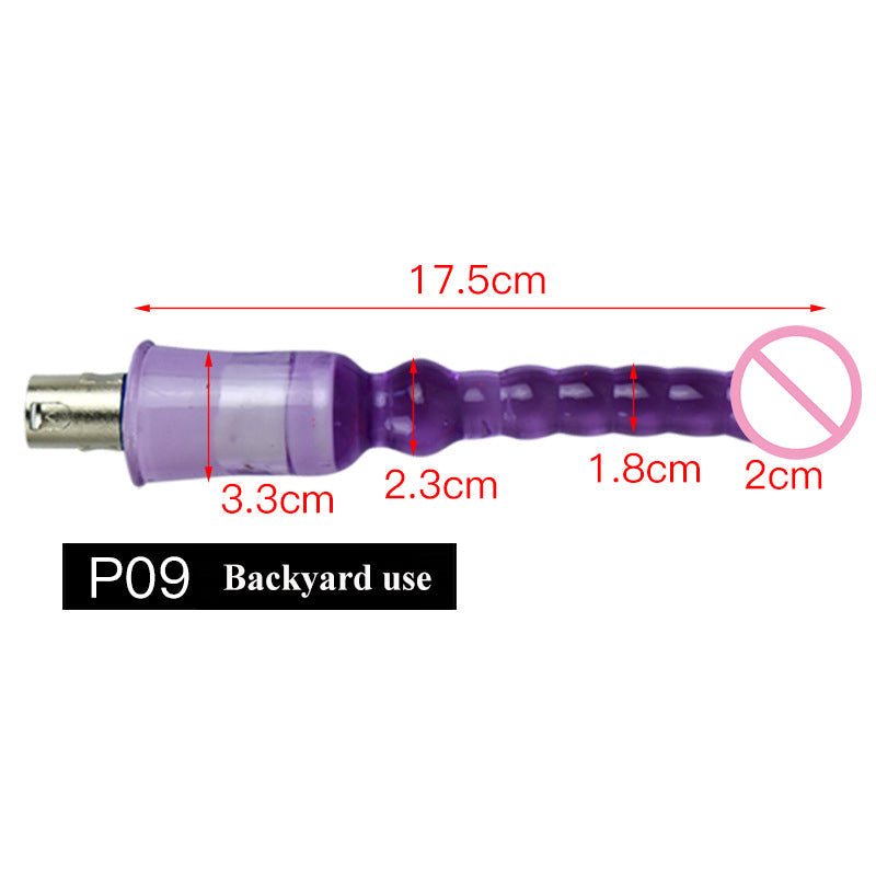 Lurevibe - Automatic Gun Machine Penis Accessories Female Masturbator Extension Rod - Lurevibe