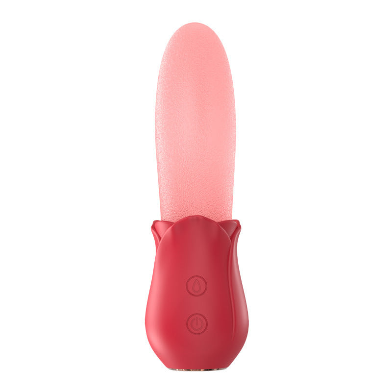 Lurevibe - Upgraded Rose - 20 Frequency Tongue Licking Vibrator - Lurevibe