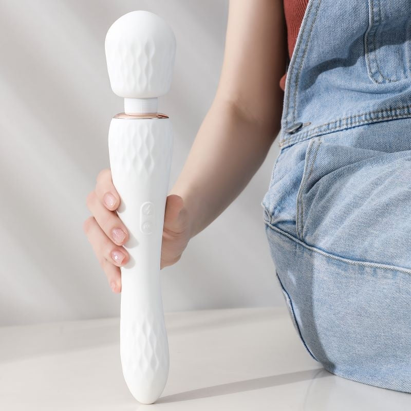 Lurevibe - Strong Shock Vibration Women's Masturbation Double Head Massage Stick - Lurevibe