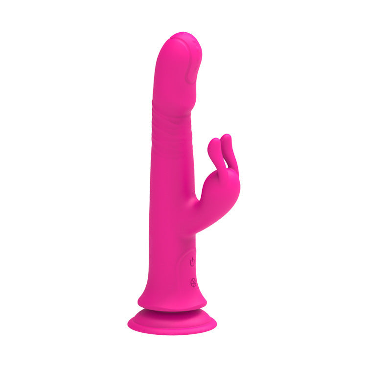 Lurevibe - Rain Love Thrusting Strong Shock Rabbit Vibrator With Suction Cup - Lurevibe