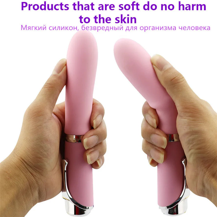 Lurevibe 10 Speed Pen-shaped G-spot Vibrating Dildo Magic Massager - Lurevibe