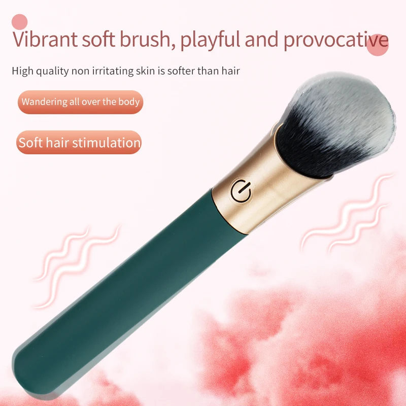 Lurevibe Brush Vibrator 2.1  for Women G-Spot Nipple Clitoral Makeup Stimulator - Lurevibe