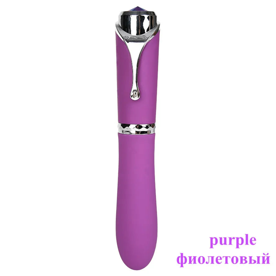 Lurevibe 10 Speed Pen-shaped G-spot Vibrating Dildo Magic Massager - Lurevibe